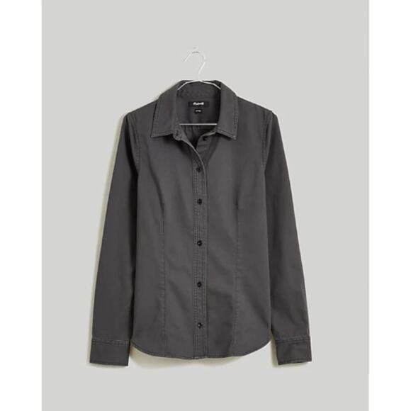 Madewell Darted Button-Up Shirt in (Re)generative Chino - Picture 2 of 7
